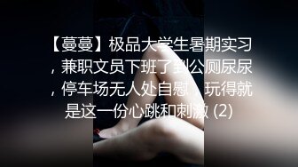 【蔓蔓】极品大学生暑期实习，兼职文员下班了到公厕尿尿，停车场无人处自慰，玩得就是这一份心跳和刺激 (2)