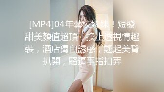 [MP4]04年藝校妹妹！短發甜美顏值超頂！換上透視情趣裝，酒店獨自誘惑，翹起美臀扒開，騷逼手指扣弄