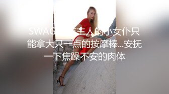 SWAG 没有主人的小女仆只能拿大只一点的按摩棒...安抚一下焦躁不安的肉体