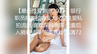 【最新性爱泄密2021】银行职员阿雯和男友大尺度性爱私拍流出 喜欢深喉裹屌 无套后入骑着猛操 完美露脸 高清720P版