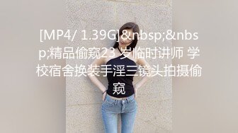 [MP4/ 1.39G]&nbsp;&nbsp;精品偷窥23 岁临时讲师 学校宿舍换装手淫三镜头拍摄偷窥