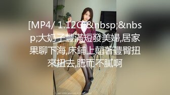 [MP4/ 1.12G]&nbsp;&nbsp;大奶子豐滿短發美婦,居家果聊下海,床鋪上翹著豐臀扭來扭去,肥而不膩啊